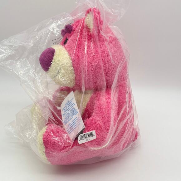 Disney Lotso Bear Weighted Plush Toy Story 3 Medium 14'' NEW - Picture 9 of 9